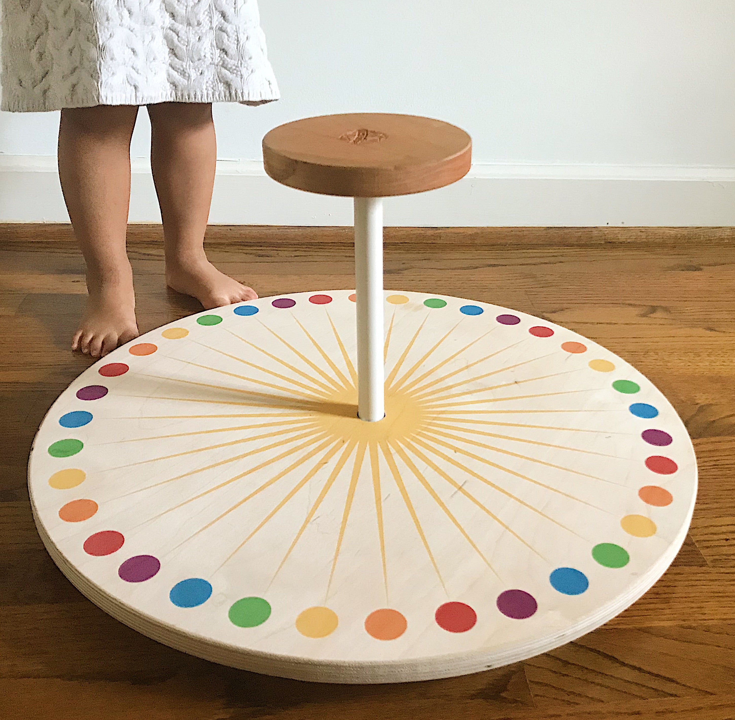 Spinny Thingy - Wooden Sit and Spin